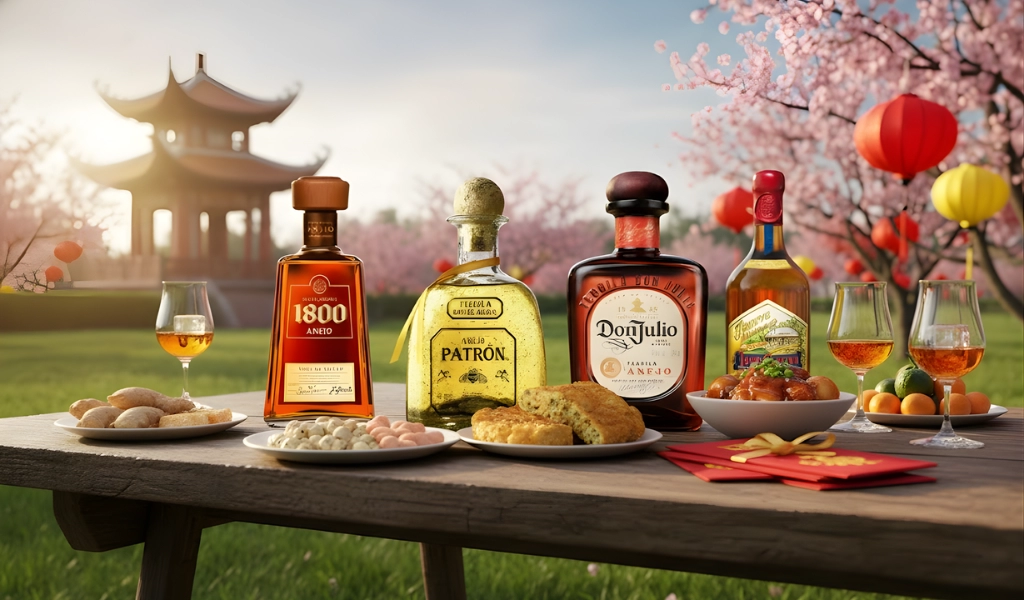 Màu Sắc Hổ Phách Rượu Tequila Anejo