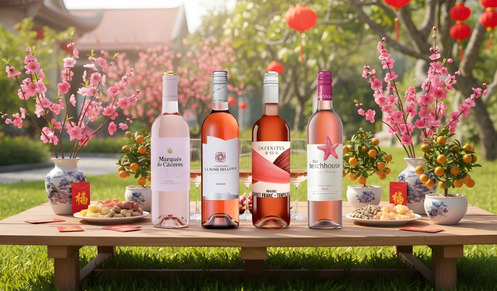 Thưởng Thức Rượu Vang Hồng Ướp Lạnh