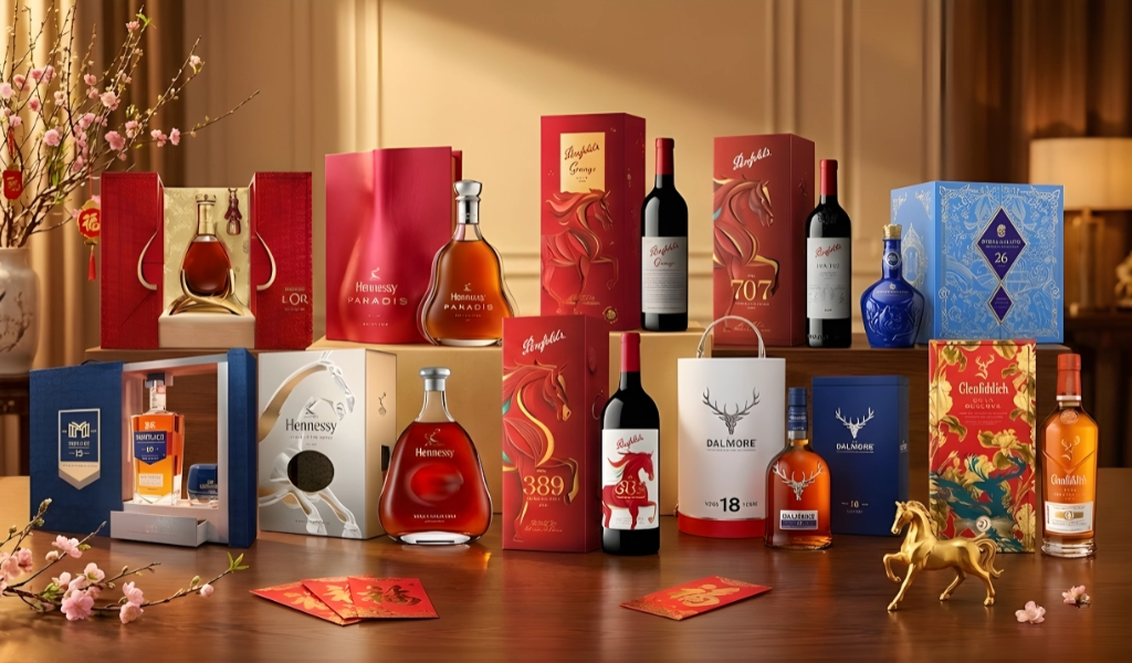 Bộ Sưu Tập Hộp Quà Rượu Tết Sang Trọng