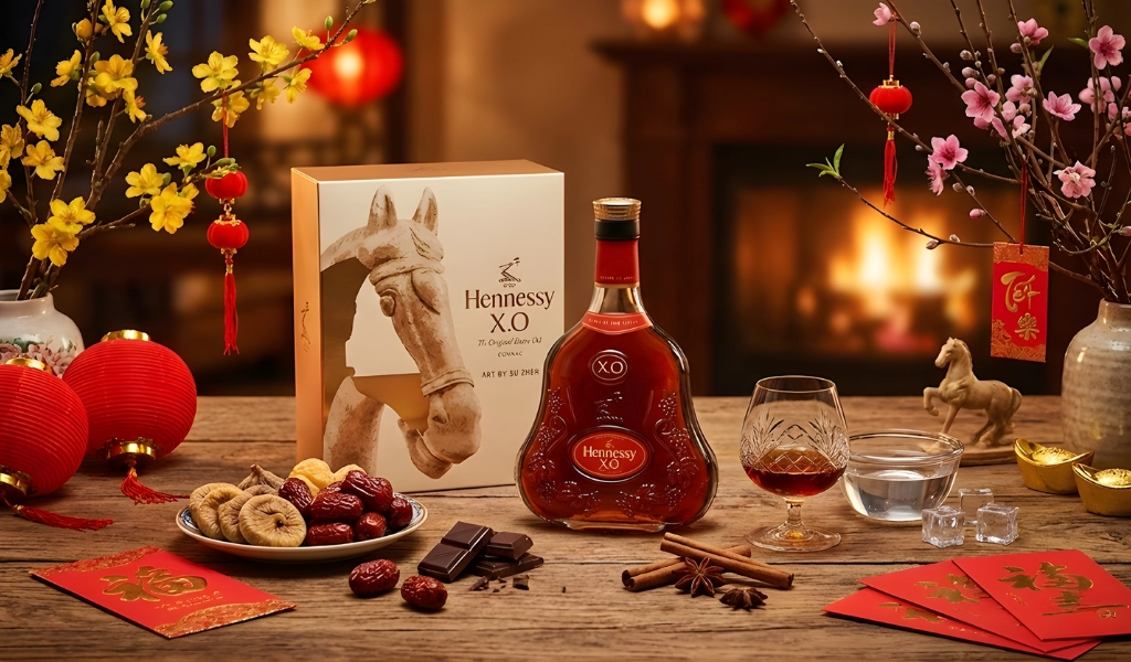 Rượu Cognac Hennessy XO Limited Edition Year of The Horse Hộp Quà Tết Bính Ngọ 2026