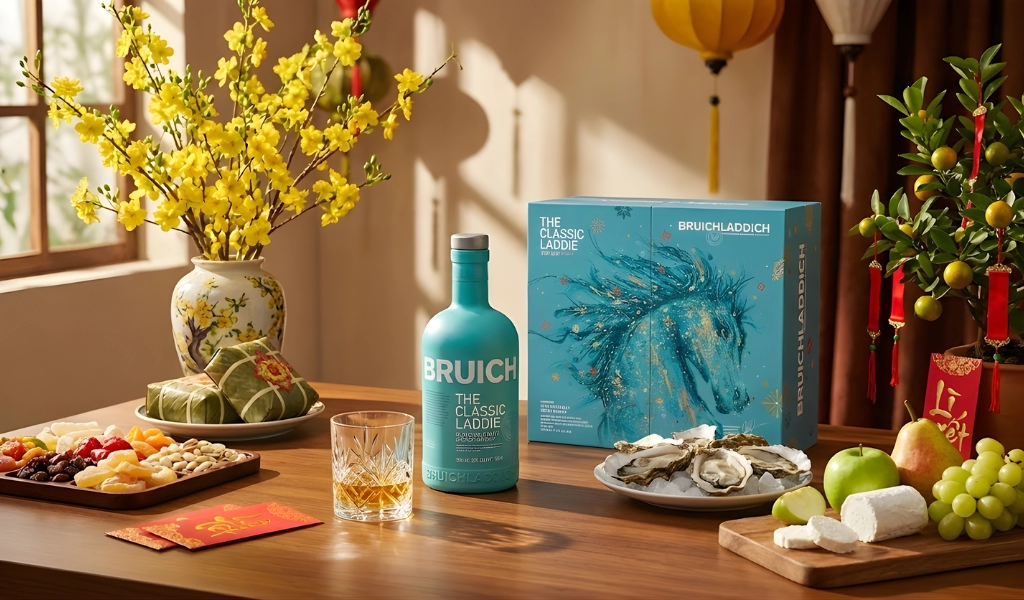 Rượu Whisky Bruichladdich Classic Laddie Hộp Quà Tết 2026