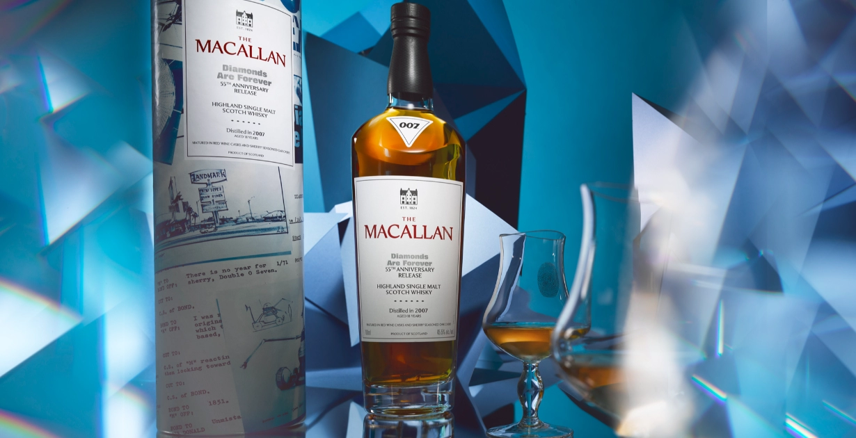 The Macallan Ra Mắt Phiên Bản Kỷ Niệm 55 Năm “Diamonds Are Forever”