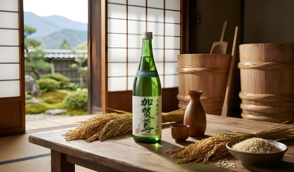 Rượu Sake Nhật Bản Kagatobi Organic Junmai