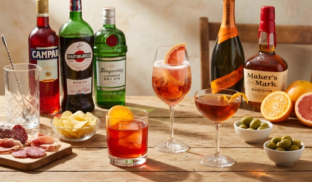 Cách Pha Chế Negroni: Ba Công Thức Cho Khung Giờ Hạnh Phúc