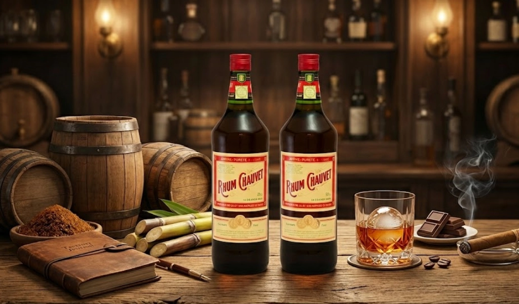 Rượu Dark Rhum Chauvet 1000ml