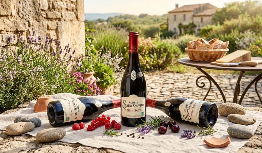 Rượu Vang Đỏ Côtes Du Rhône AOC