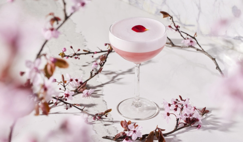 Fuji Sakura Sour Cocktail