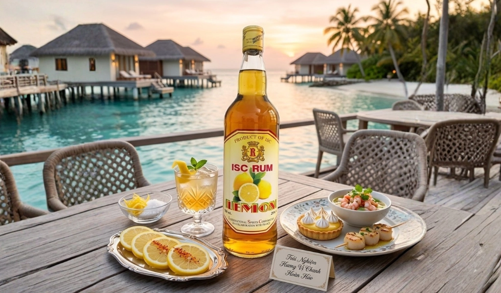 Rượu Rum ISC Lemon
