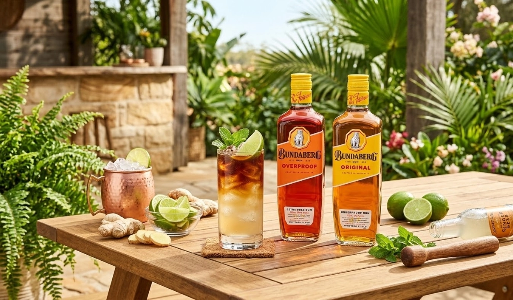 Cocktail Rum Bia Gừng Chanh