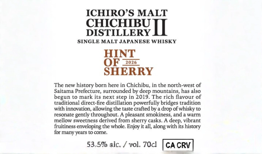 Chichibu Distillery Trong Phiên Bản 2026