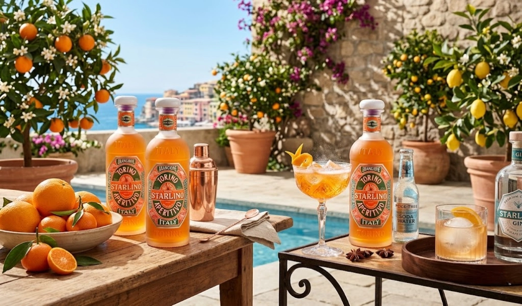 Starlino Orange Gin Cocktail