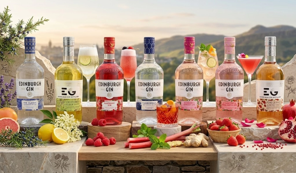 Bộ Sưu Tập Cocktails Bốn Mùa Cùng Các Dòng Edinburgh Gin