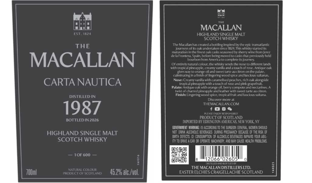 The Macallan 1987 Hành Trình Gỗ Sồi Đại Dương