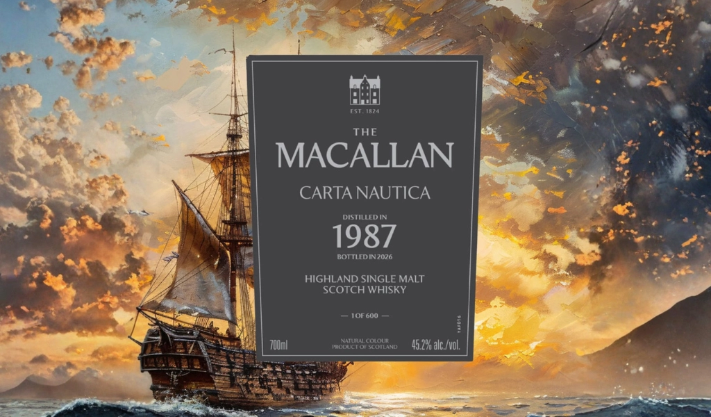 The Macallan 1987 Carta Nautica Hành Trình Gỗ Sồi Đại Dương