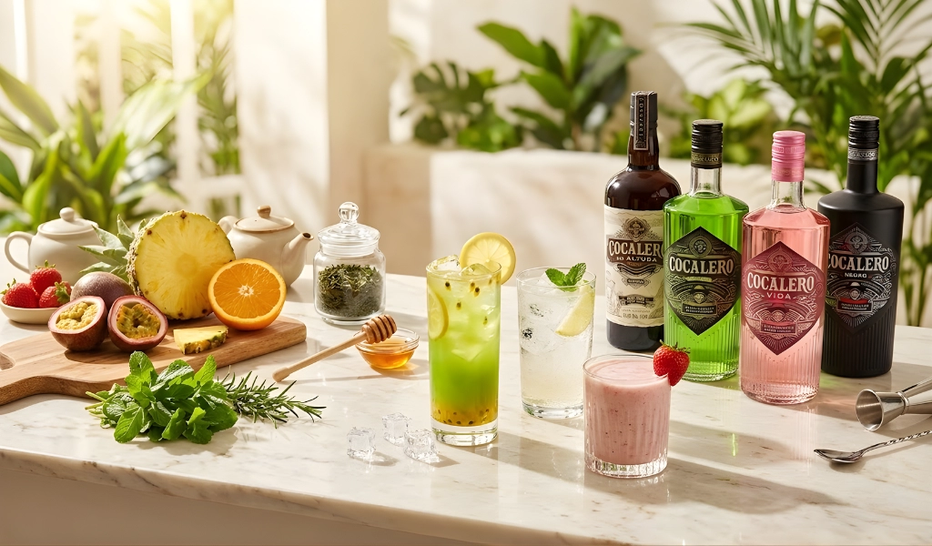 Pha Chế Cocktail Rượu Mùi Cocalero Giải Nhiệt Mùa Hè Nóng Bức
