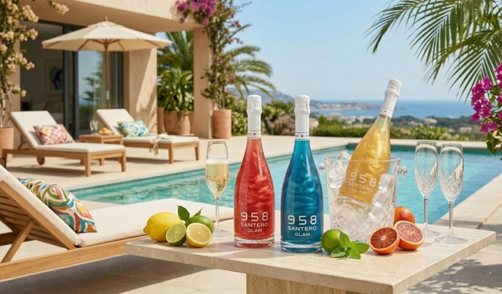 Rượu Sparkling Santero 958