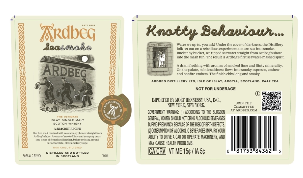 Ardbeg Seasmoke Whisky Nghiền Ủ Bằng Nước Biển