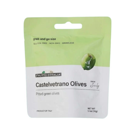 Oliu Xanh Tách Hạt Madama Olivia Castelvetrano Dạng Túi 30g