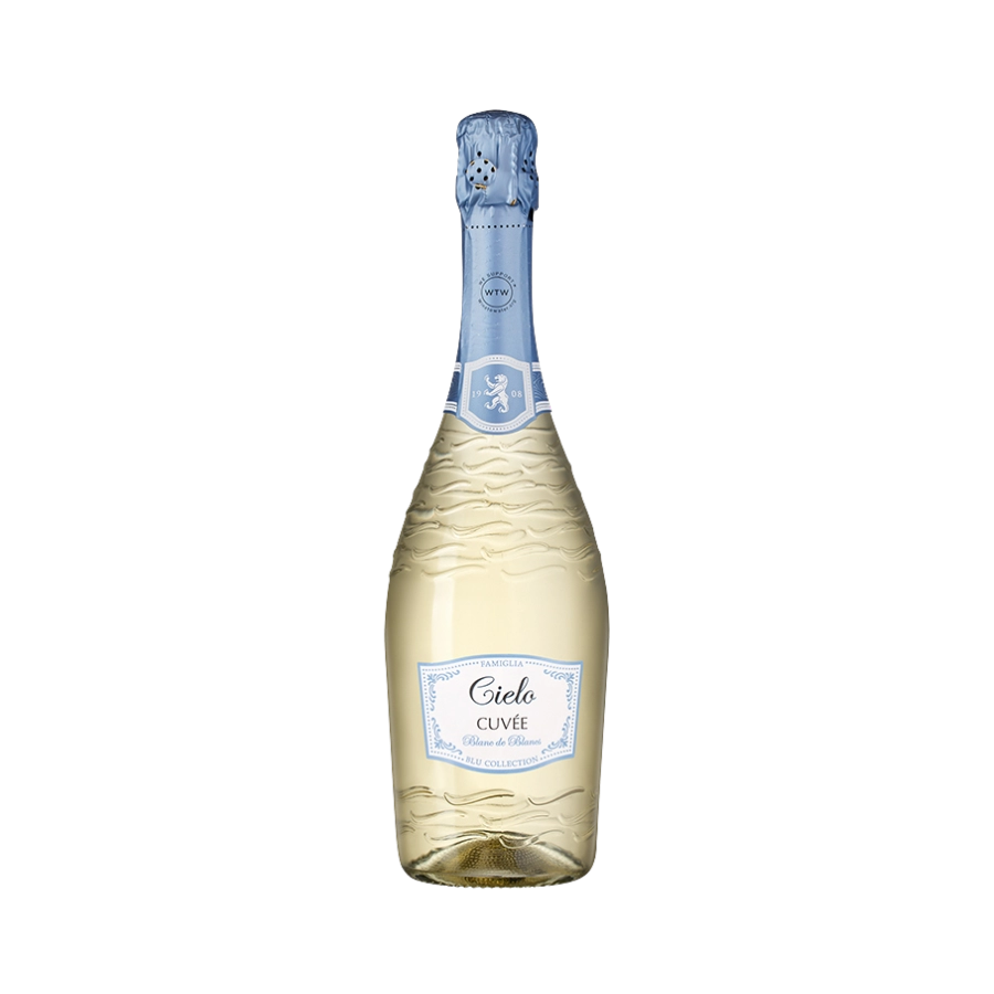 Rượu Sparkling Ý Cielo Cuvee Blanc De Blancs