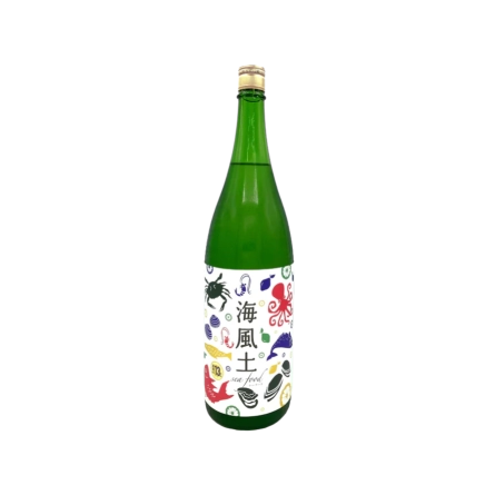 Rượu Sake Nhật Bản Fukucho Seafood Junmai Usunigori 1,8L