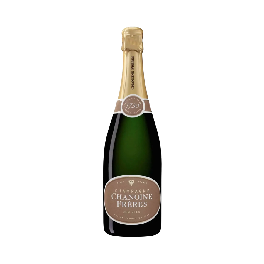 Rượu Champagne Pháp Chanoine Freres Demi-Sec