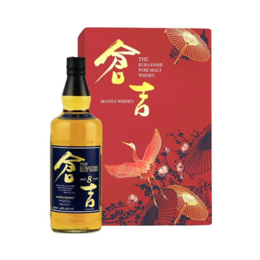 Rượu Whisky Nhật Matsui The Kurayoshi 8 Year Old Phiên Bản Hộp Quà Tết 2024
