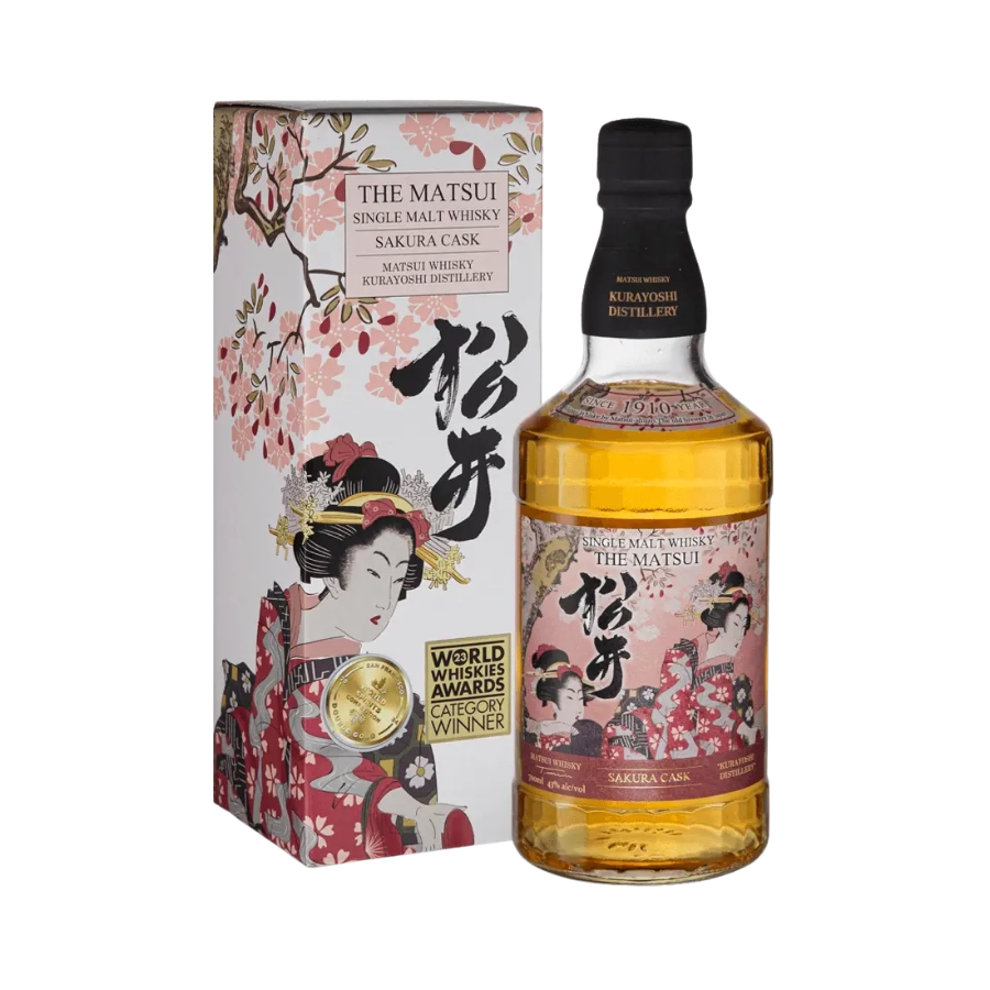 Rượu Whisky Nhật The Matsui Single Malt Whisky Sakura Cask