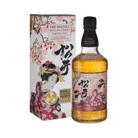 Rượu Whisky Nhật The Matsui Single Malt Whisky Sakura Cask