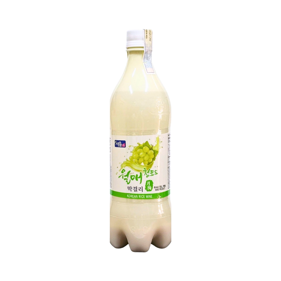 Rượu Gạo Hàn Quốc Seoul Jangsoo Vị Nho Xanh