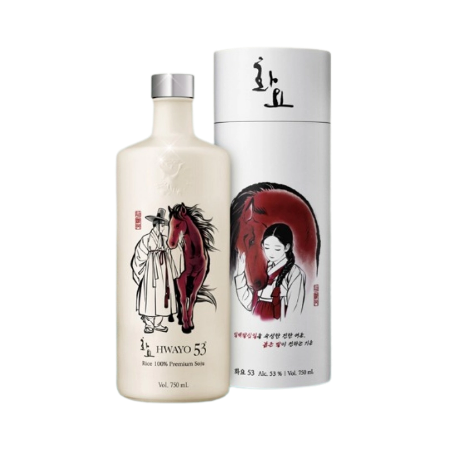Rượu Soju Hàn Quốc Hwayo 53 Premium Year of the Horse Edition