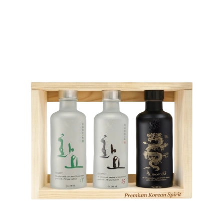 Rượu Soju Hàn Quốc Hwayo 200ml Set 3 Chai 