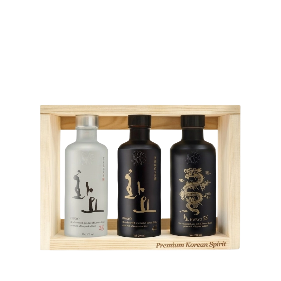 Rượu Soju Hàn Quốc Hwayo 200ml Set 3 Chai