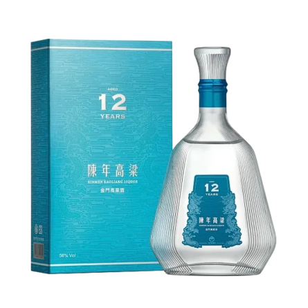 Rượu Cao Lương Kim Môn 12 Năm/ Kinmen Kaoliang 12 Year Old/ 金門高粱 陳年 12年