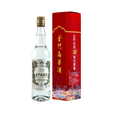 Rượu Cao Lương Kim Môn Bạch Long 1000ml/ Kinmen Kaoliang Liquor Platinum Dragon/ 金門高粱酒 白龍 1000毫升