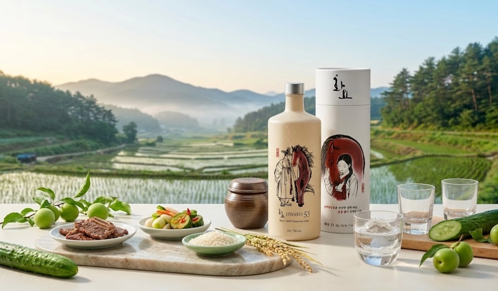 Rượu Soju Hwayo 53 Premium