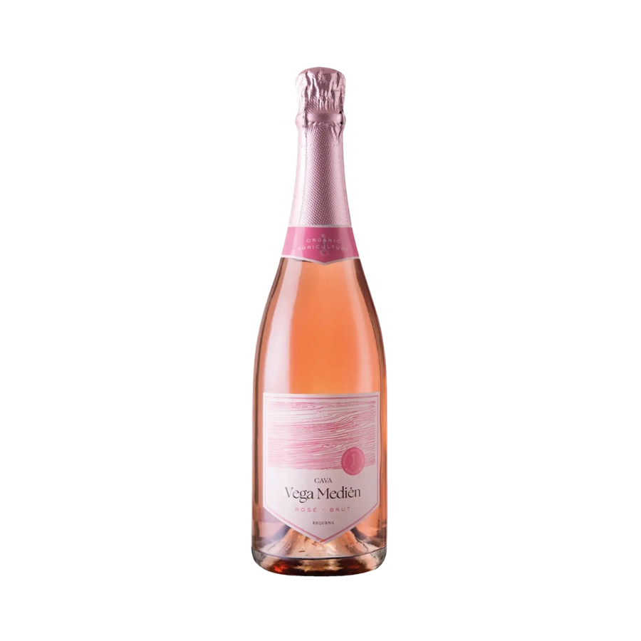 Rượu Sparkling Tây Ban Nha Cava Vega Medien Rose Brut 