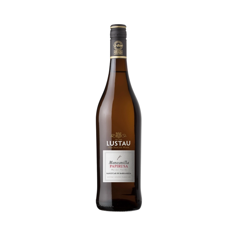 Rượu Vang Cường Hóa Tây Ban Nha Lustau Manzanilla Papirusia Sherry