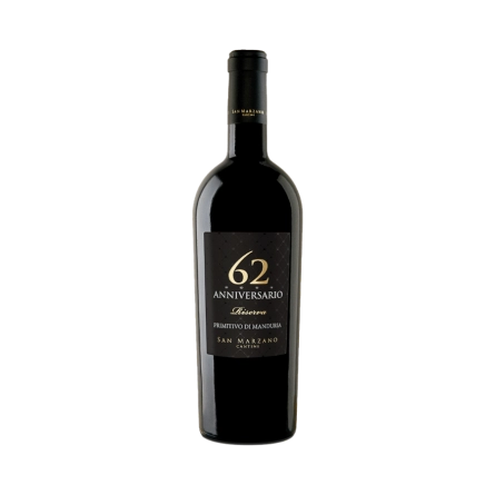 Rượu Vang Đỏ Ý 62 Anniversario Primitivo di Manduria Riserva