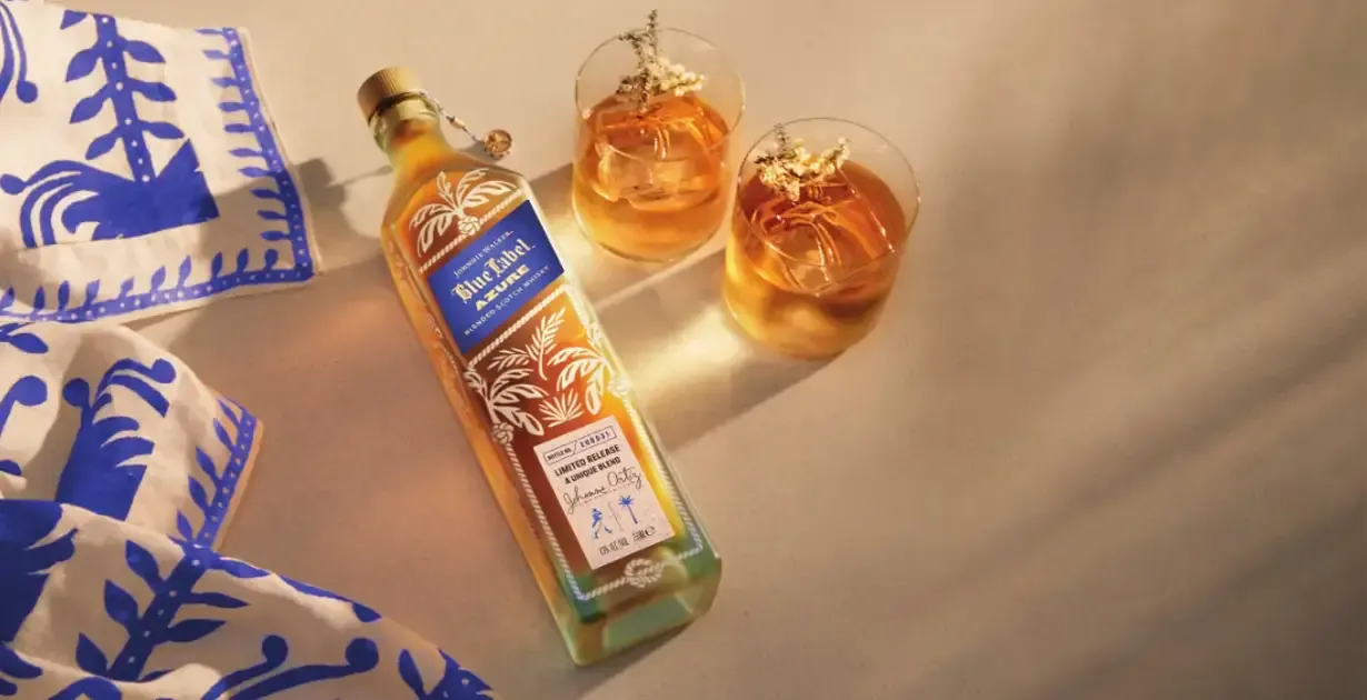 Johnnie Walker Ra Mắt Blue Label Azure Phiên Bản Travel Retail