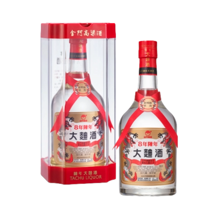 Rượu Cao Lương Kim Môn Đại Khúc Trần Niên 8 Năm/ Kinmen 8 Year Old Tachu Liquor/ 金門 8年陳年大麴酒