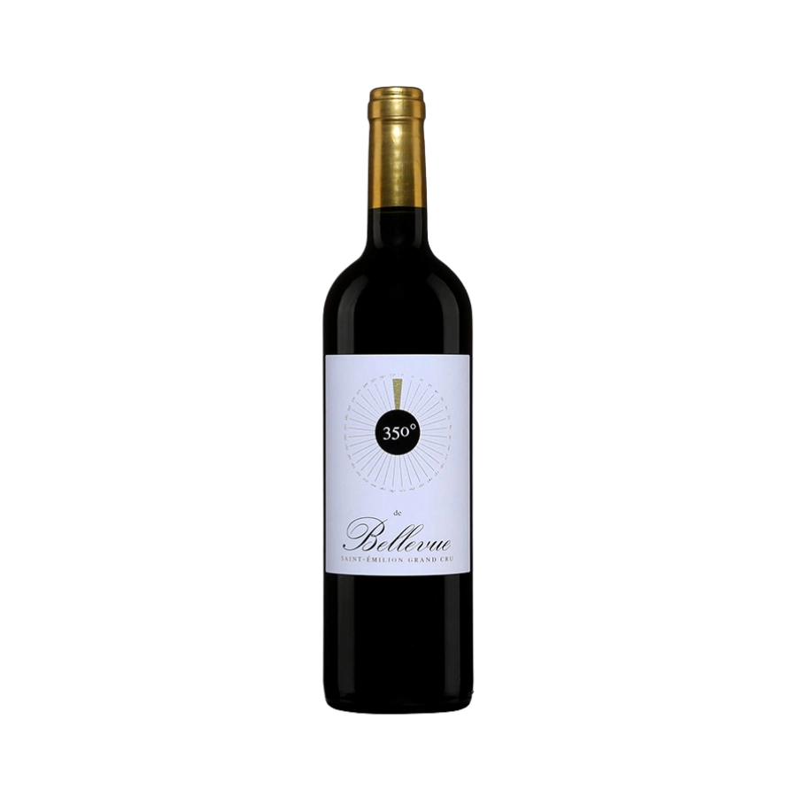 Rượu Vang Đỏ Pháp 350° de Bellevue Saint Emilion Grand Cru 2019