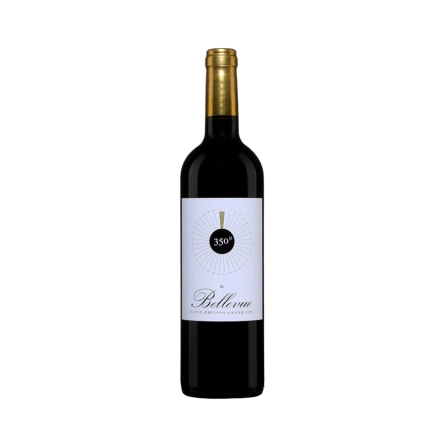 Rượu Vang Đỏ Pháp 350° de Bellevue Saint Emilion Grand Cru 2019