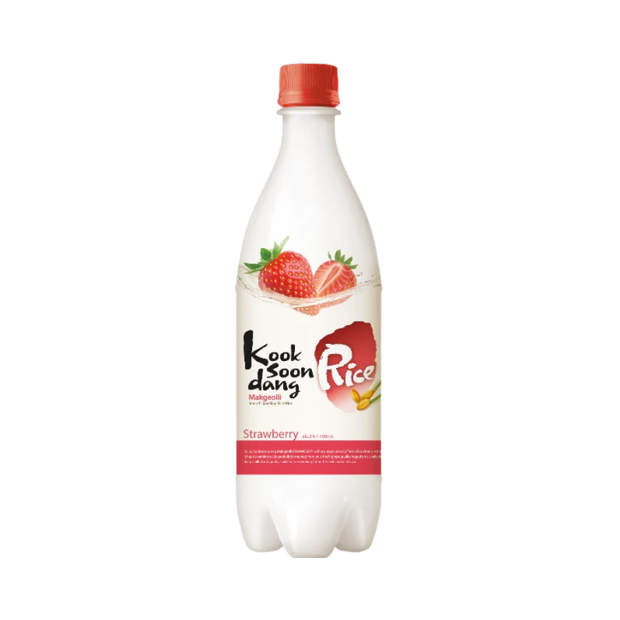 Rượu Gạo Hàn Quốc Kook Soon Dang Seng Makgeolli Vị Dâu