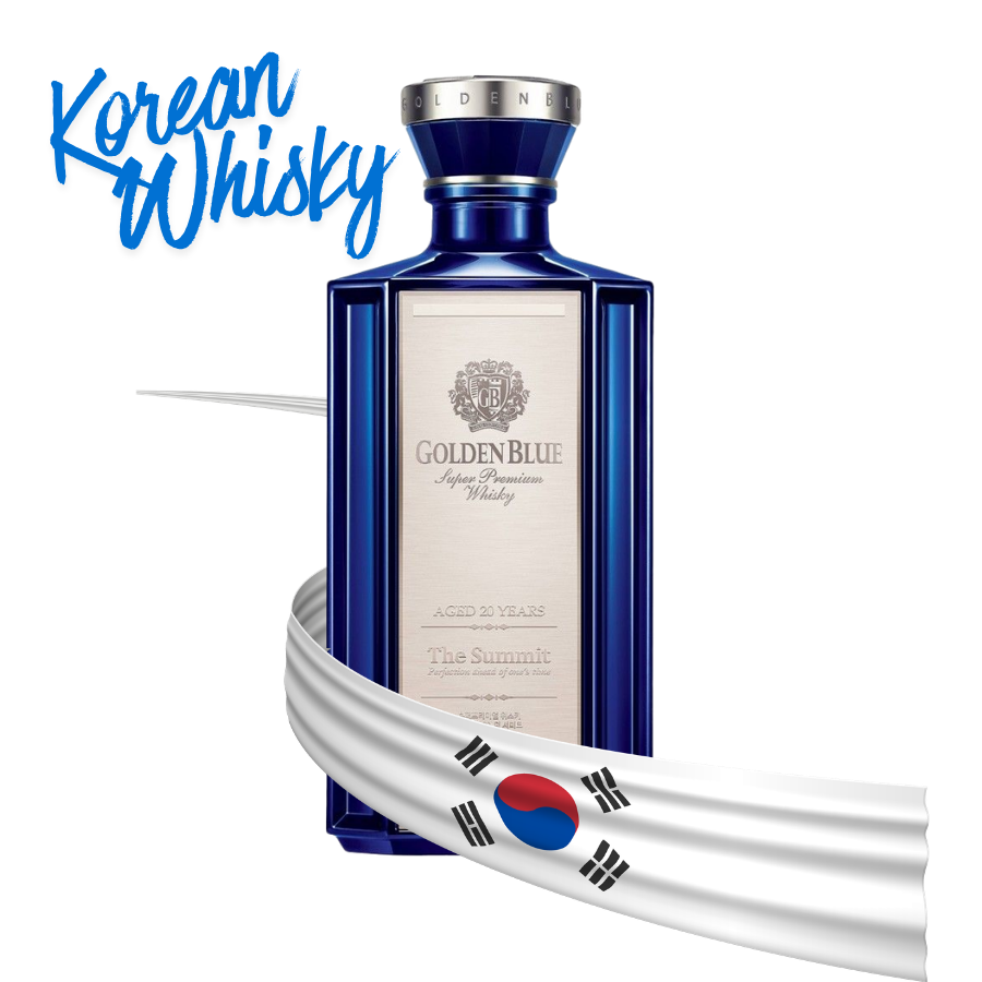 Rượu Whisky Hàn Quốc Golden Blue 20 Year Old The Summit