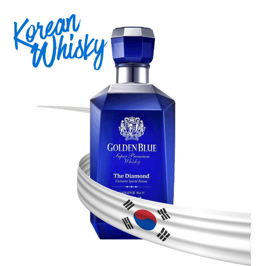 Rượu Whisky Hàn Quốc Golden Blue The Diamond