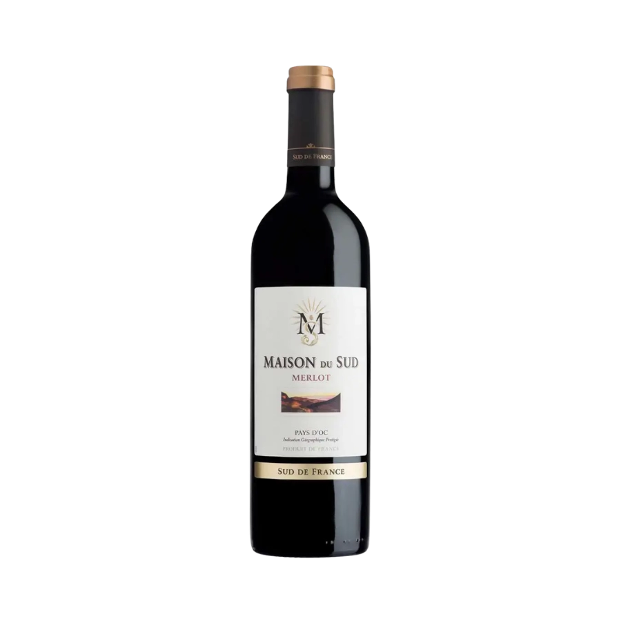 Rượu Vang Đỏ Pháp Vignobles Jeanjean Maison du Sud Merlot 