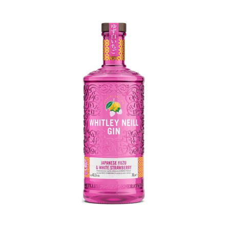 Rượu Gin Anh Quốc Whitley Neill Japanese Yuzu & White Strawberry