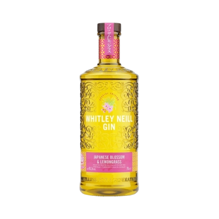 Rượu Gin Anh Quốc Whitley Neill Japanese Blossom & Lemongrass