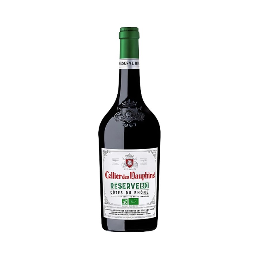 Rượu Vang Đỏ Pháp Celliers des Dauphins Reserve Organic 