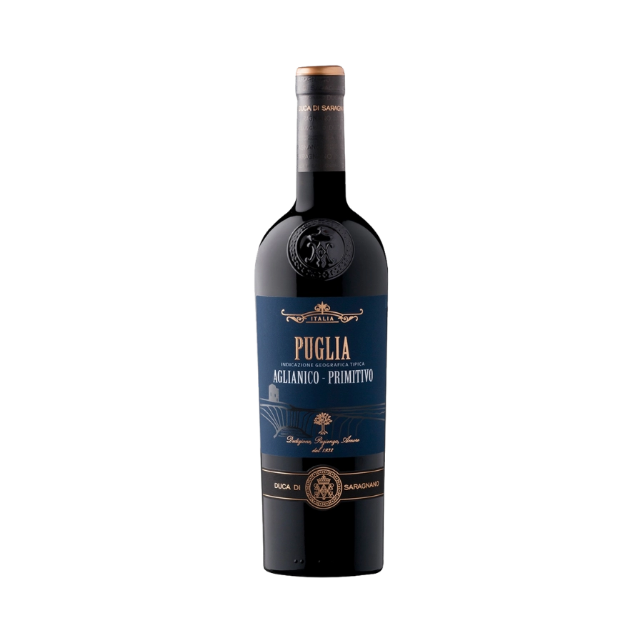 Rượu Vang Đỏ Ý Puglia Aglianico Primitivo
